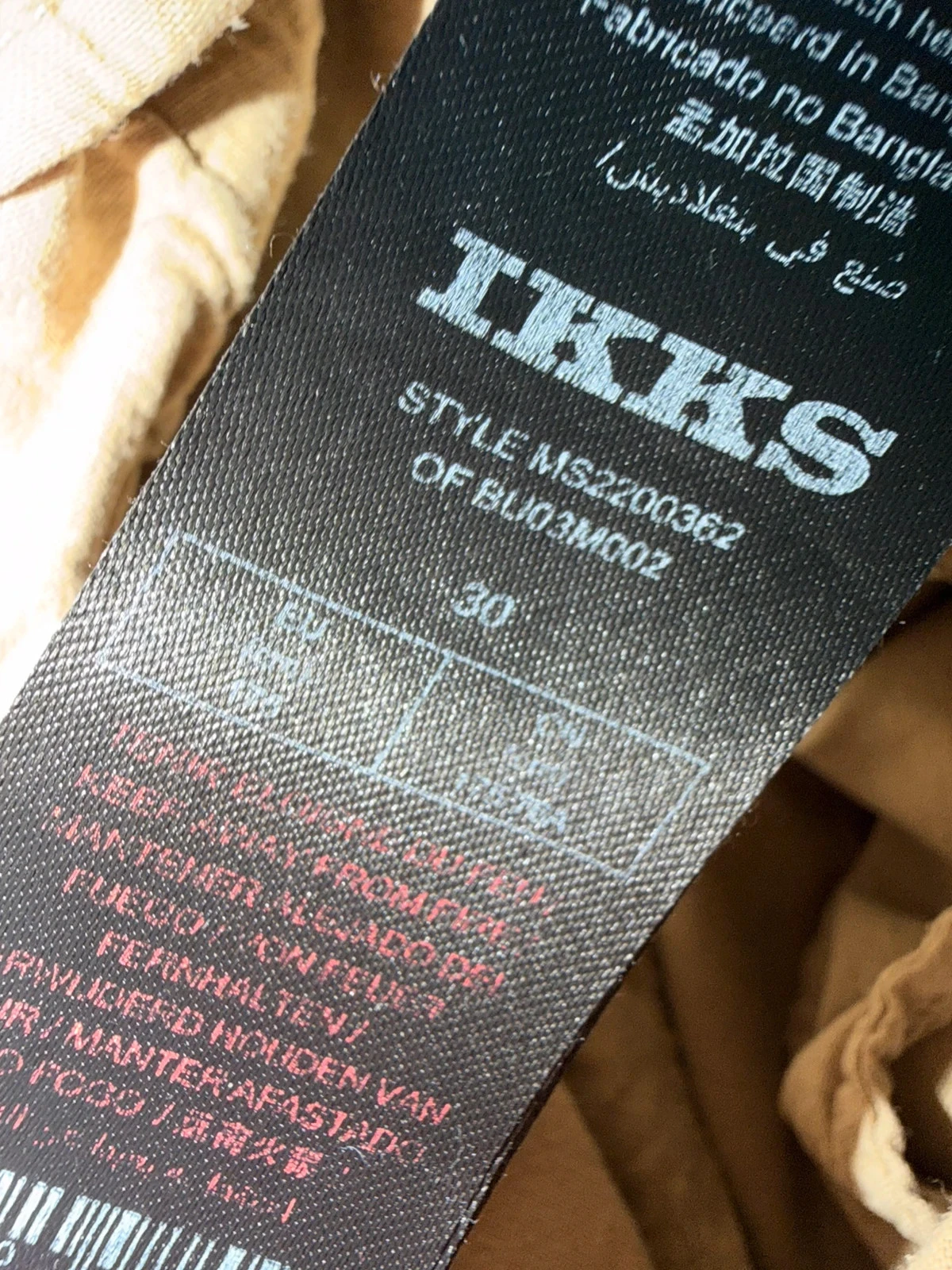 Pantalón hombre IKKS talla 30 en súper estado – photo 7